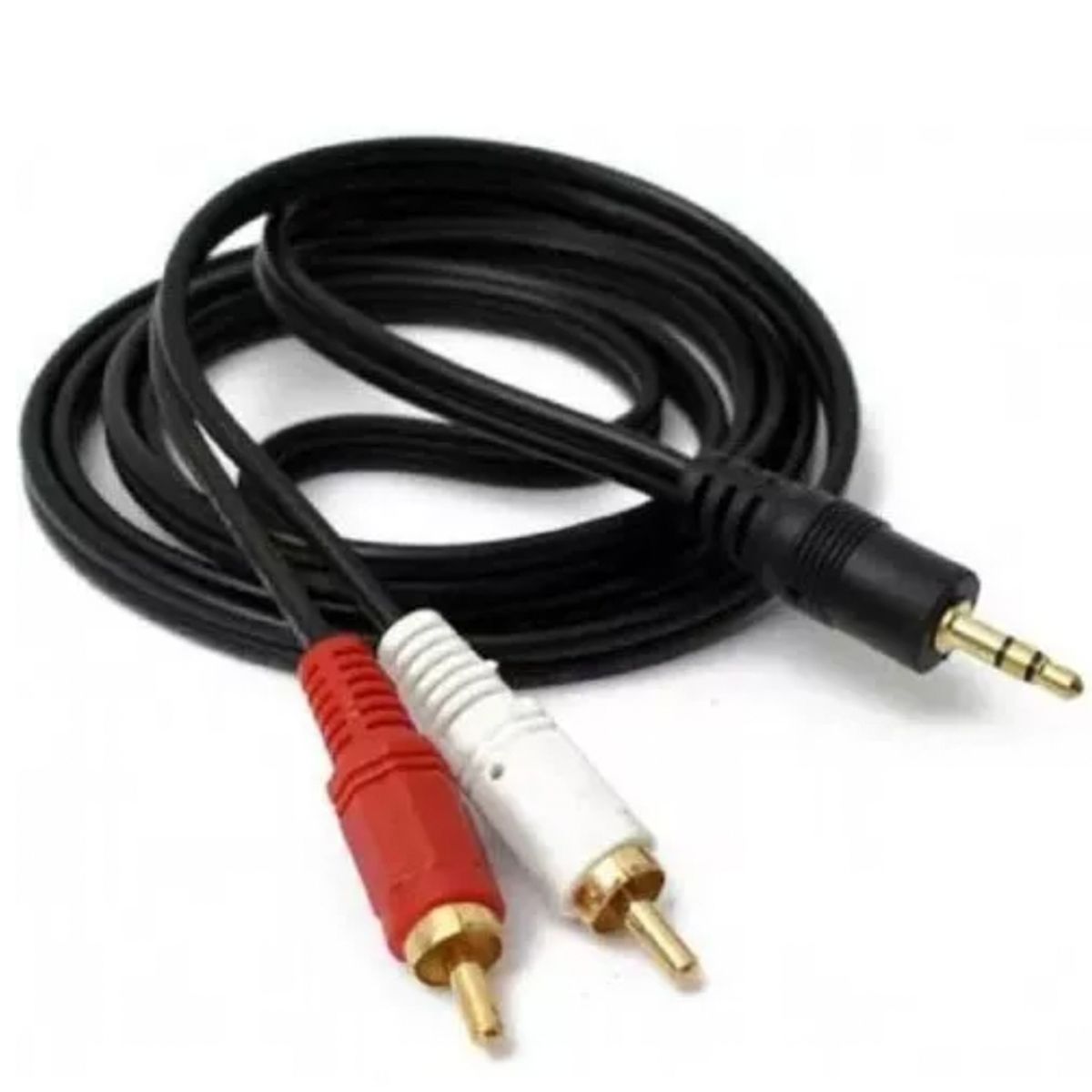 GENERICO - Cable Auxiliar Stereo A Rca Macho Macho - Jack 3.5 Audio