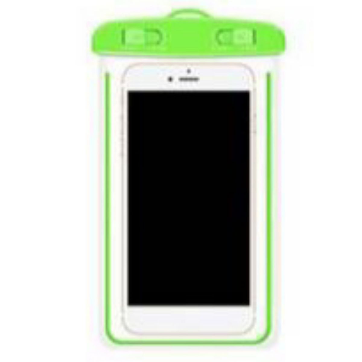 GENERICO - Funda impermeable para teléfonos universales verde
