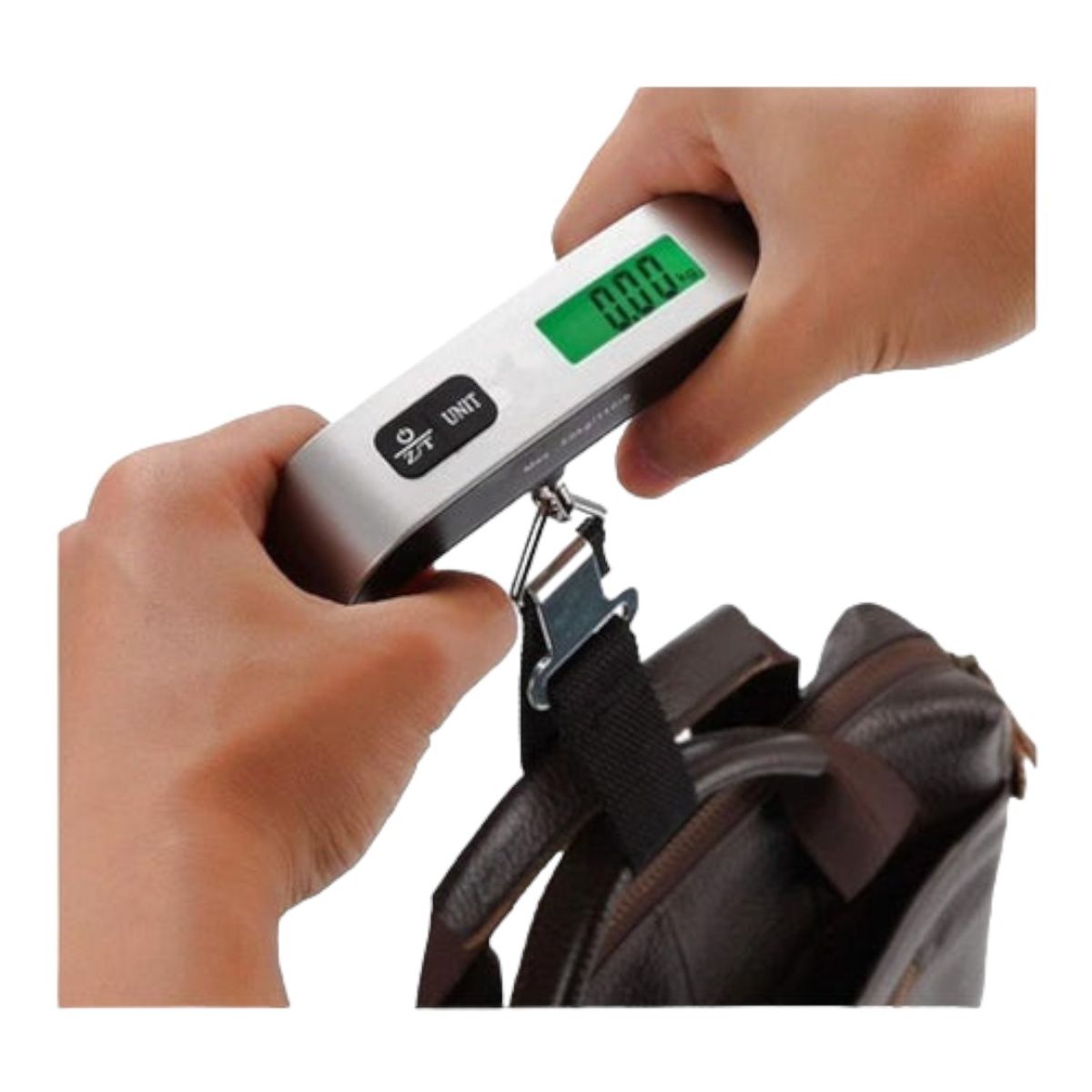 GENERICO - PESA BALANZA BASCULA DE EQUIPAJE DIGITAL MALETAS BOLSOS AA17