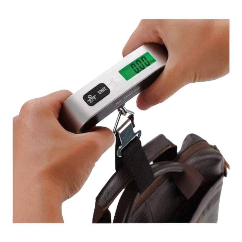 GENERICO - PESA BALANZA BASCULA DE EQUIPAJE DIGITAL MALETAS BOLSOS AA17