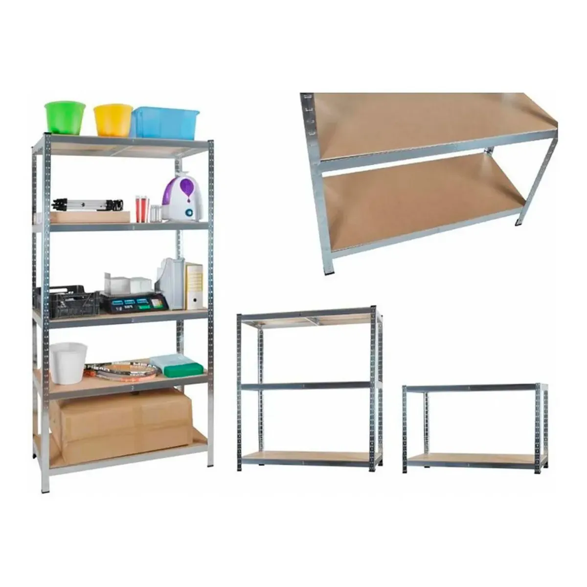 DE TODO Y MAS - Repisa Estante Metálico 180x90x40cm