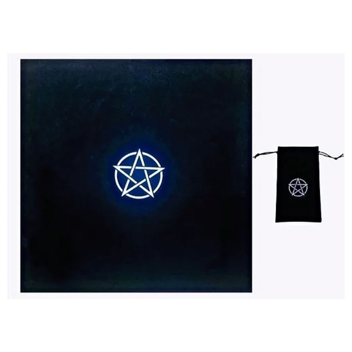 ZG JOYAS - Set Mantel Tarot Y Funda Tarot Paño Tarot Bolsa Tarot Negro