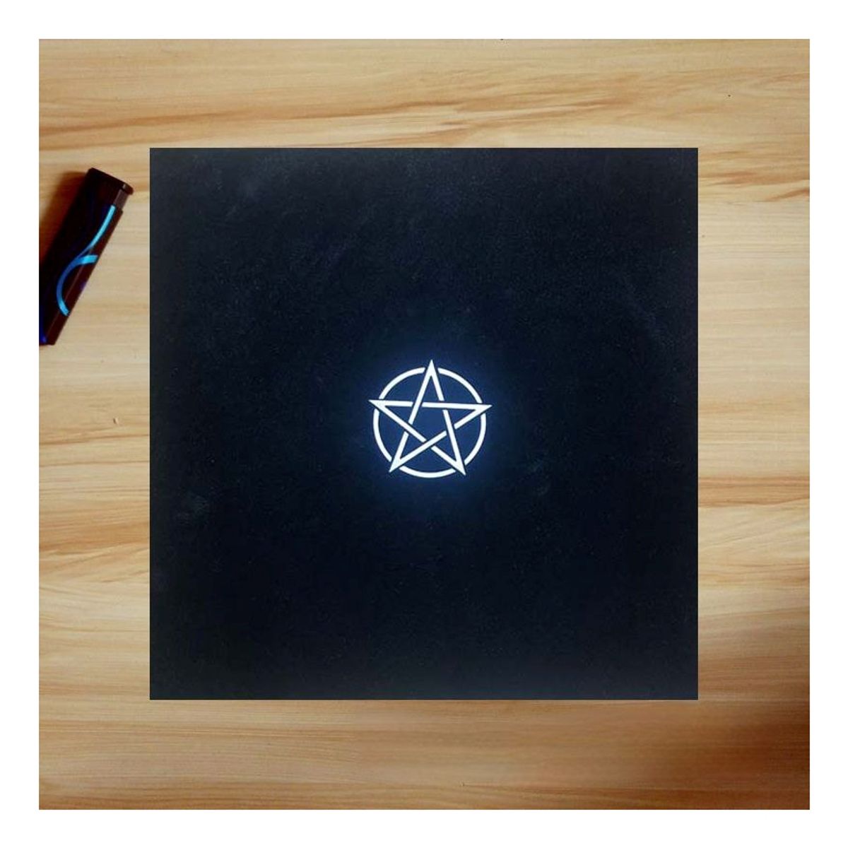 ZG JOYAS - Set Mantel Tarot Y Funda Tarot Paño Tarot Bolsa Tarot Negro