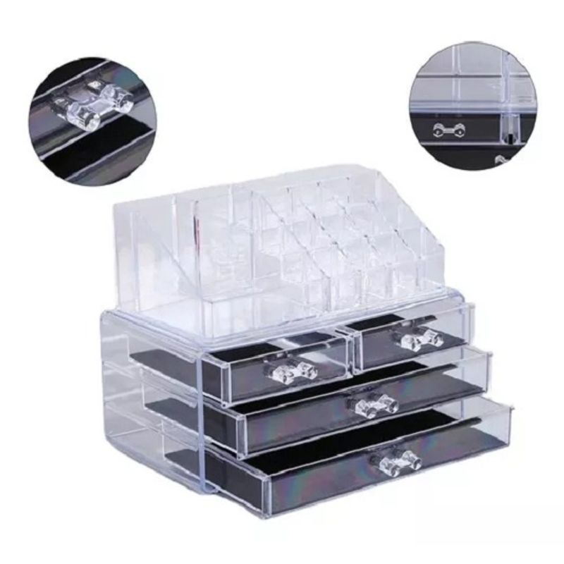 LISM - Organizador Cosmeticos Maquillaje De Acrilico Cosmetiquero 262094