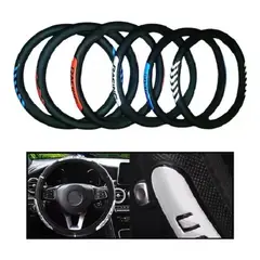 GENERICO - Funda Cubre Volante Auto Reflectante 216005 Racing Rojo