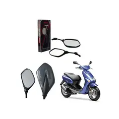GENERICO - Espejos retrovisor para motos scooters bicimotos 10mm
