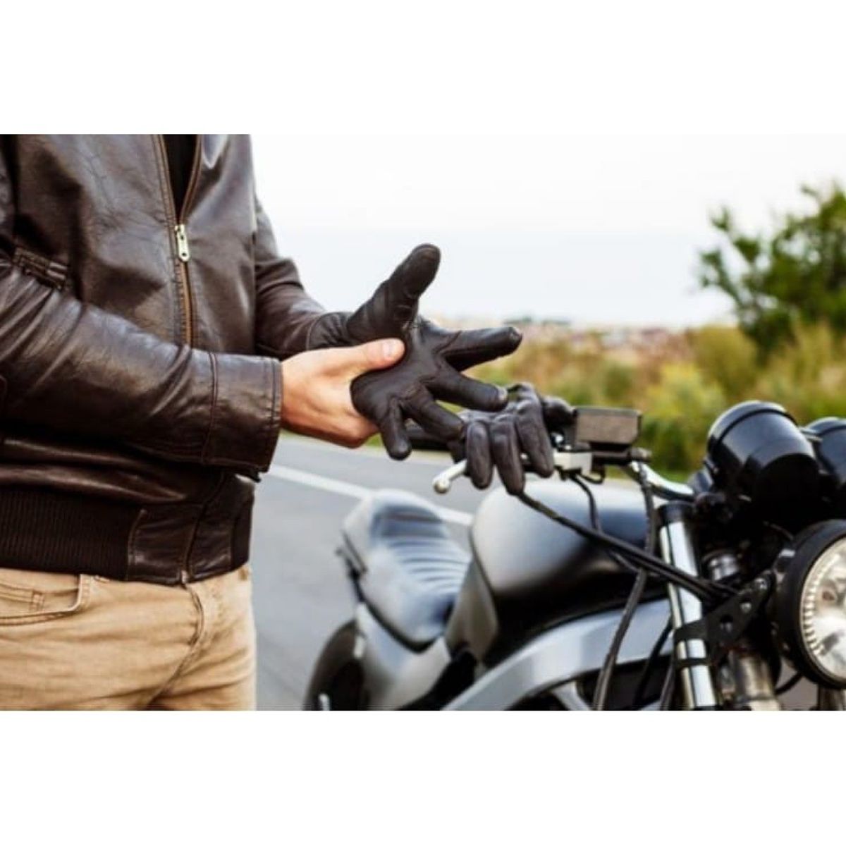 MADBIKE - Guantes para moto madbike city talla M