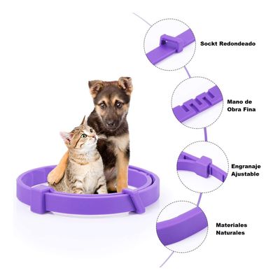 Imagen 2 del producto 3x Collar Calmante Gato Ajustable Calma Ansiedad Relajante