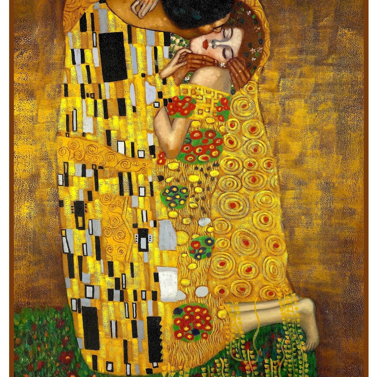 GENERICO - Cuadro 50x70 El Beso en Bastidor