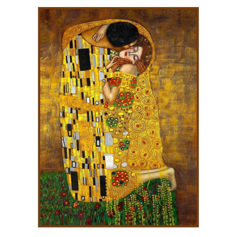 GENERICO - Cuadro 50x70 El Beso en Bastidor