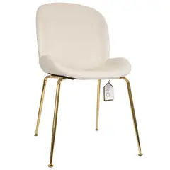 OH MI HOGAR - Silla Berta Velvet Crema