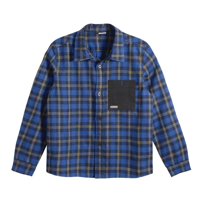 EXCEPTION - Camisa Escocesa Afranelada Algodón Niño