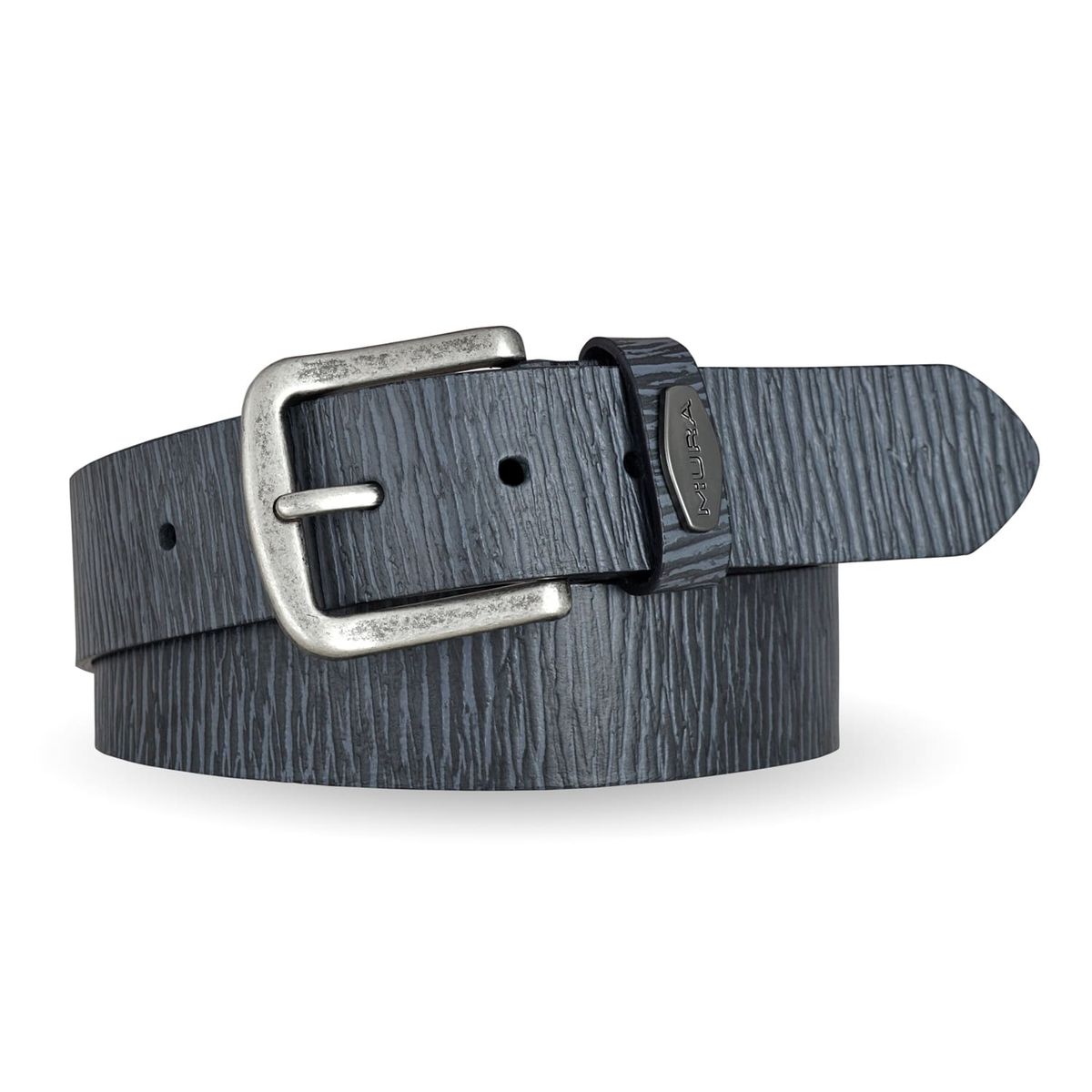 MIURA - Cinturón Miura Hombre Mod Alessandro 100 % Cuero Diseño Único