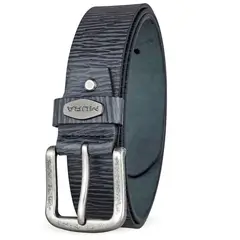 MIURA - Cinturón Hombre Mod Alessandro 100 % Cuero Diseño Único