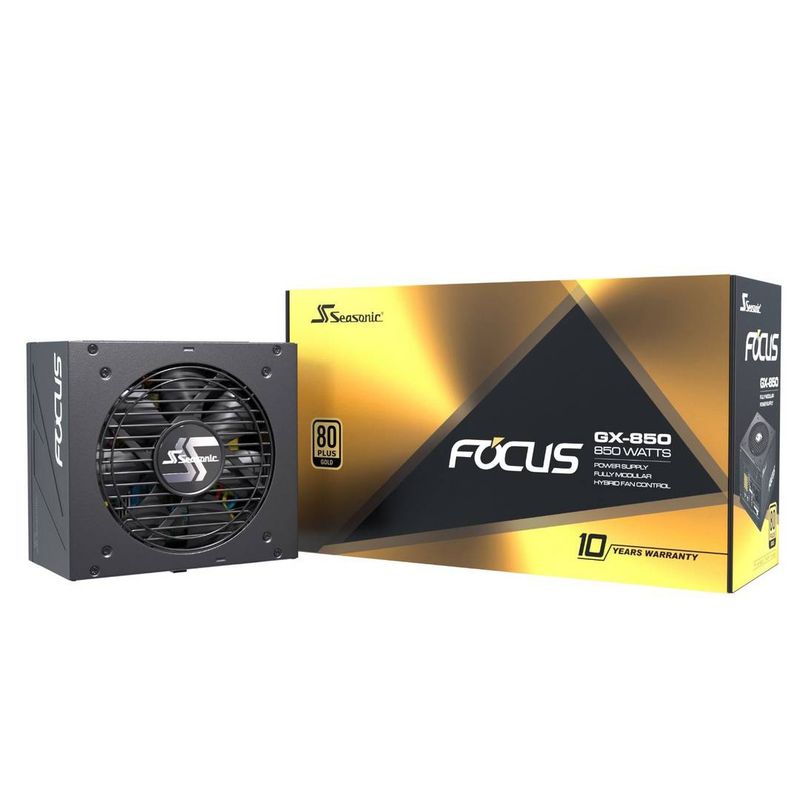  - Fuente de Poder Seasonic Focus GX-850 850W Modular 80 Gold