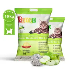 HOME GRASS - Arena Absorbente para gatos aroma Manzana 16k