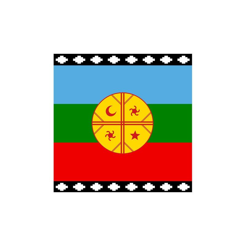 GENERICO - Bandera Mapuche 90 X 150 - S0800