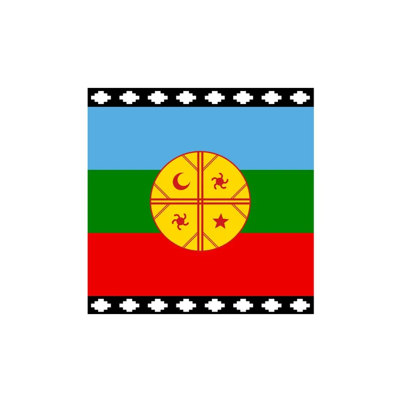 GENERICO - Bandera Mapuche 60 X 100- S0079