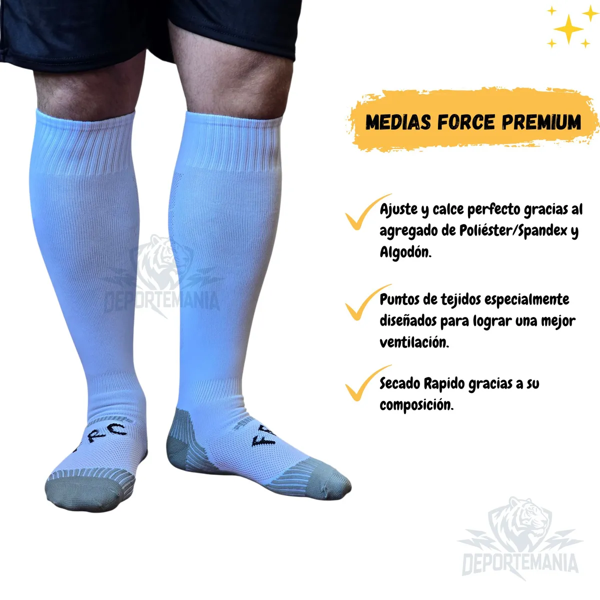 FORCE - Medias Futbol Deportivas Juvenil