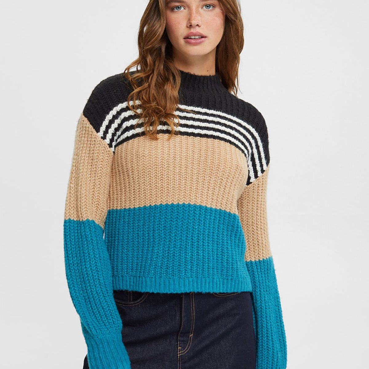 ESPRIT - Sweater De Punto A Rayas Mujer Esprit ESPRIT