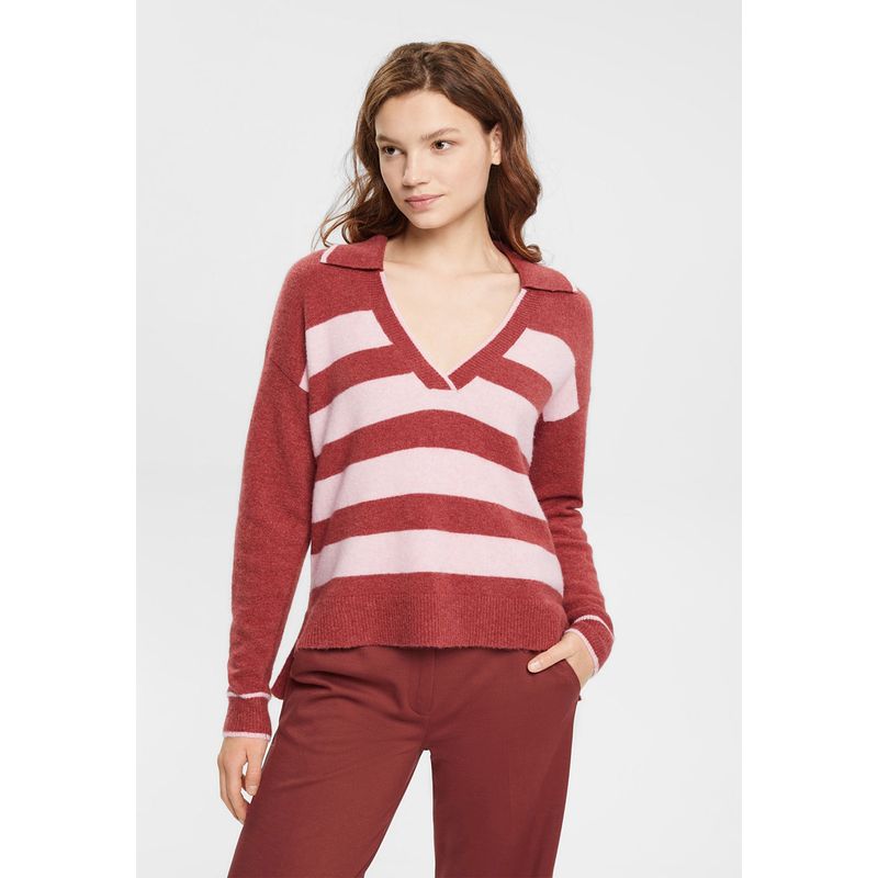 ESPRIT - Sweater A Rayas En Mezcla De Lana Mujer Esprit ESPRIT