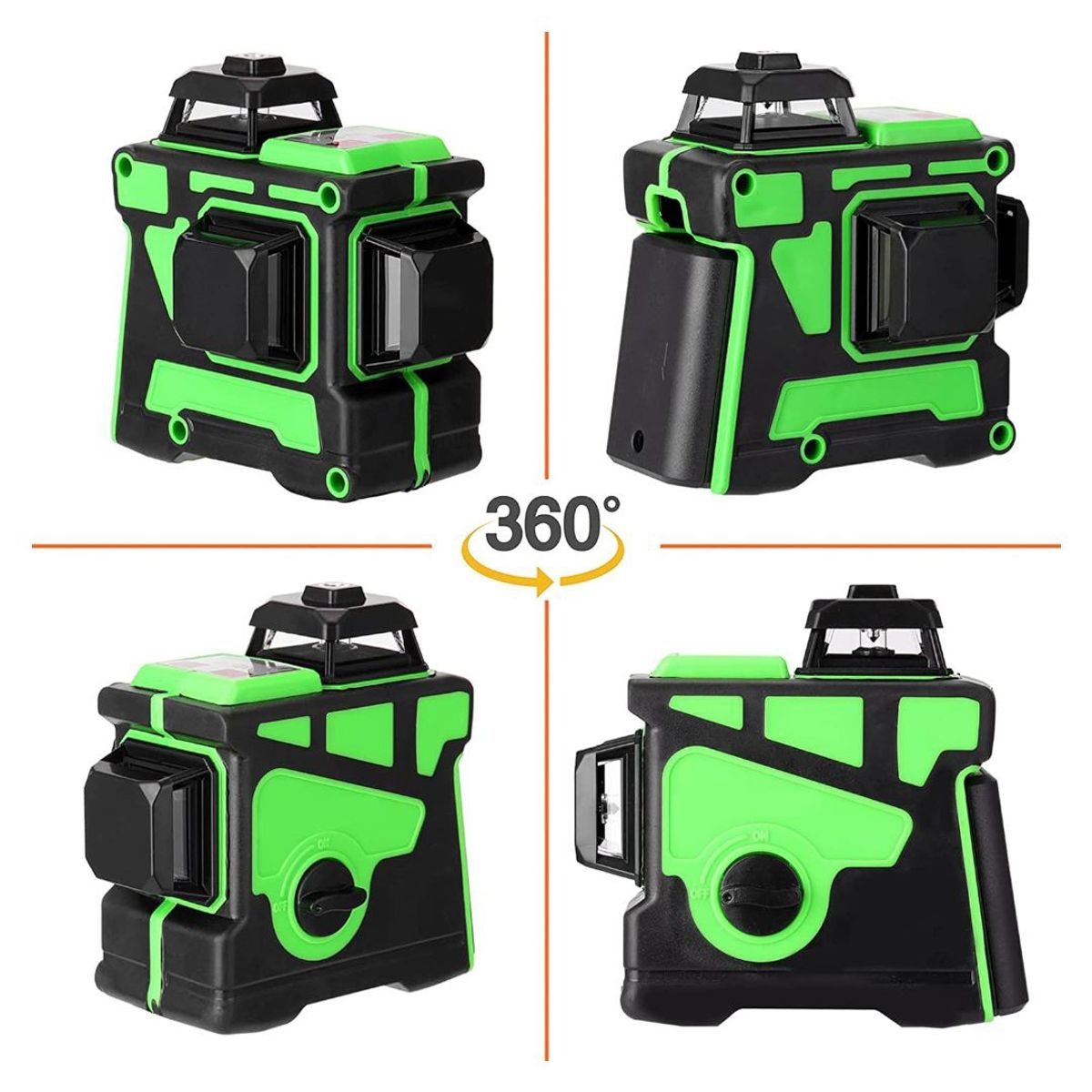 GENERICO - Nivel Láser Vertical 3d 12 Líneas Inalámbrico