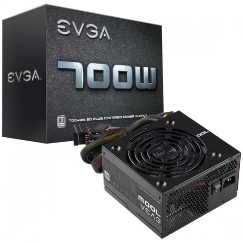 EVGA - Fuente de Poder 700W EVGA No Modular 80 Plus Certificada White