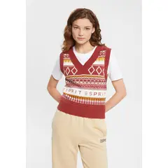 ESPRIT - Sweater Sin Manga Mujer