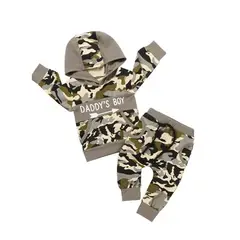 ANGO - Conjunto Bebé Poleron Pantalón Camuflaje Crema