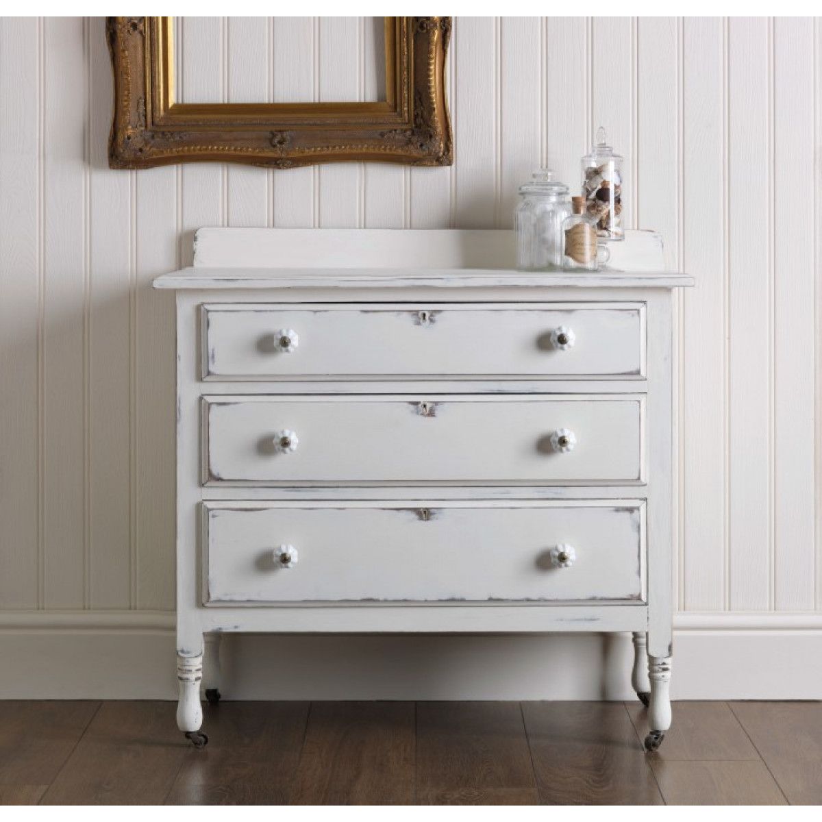 GENERICO - Pintura tizada blanco lino 887m Chalked base agua Rust Oleum