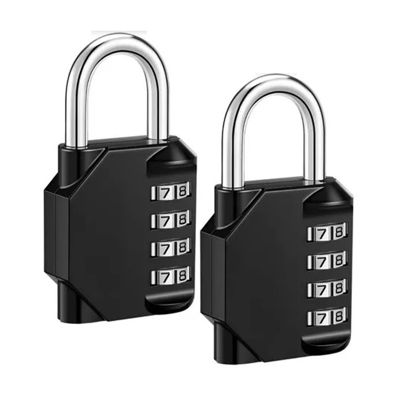 GENERICO - X2 Candado Para Locker Candado De Bloqueo 4 Digito Casillero