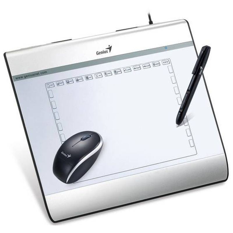 GENIUS - Tableta Gráfica Genius MousePen i608X Alámbrico USB Blanco