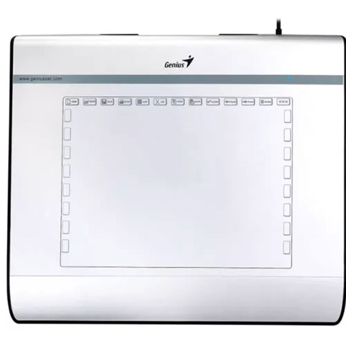 GENIUS - Tableta Gráfica Genius MousePen i608X Alámbrico USB Blanco