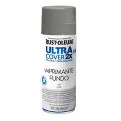 RUST OLEUM - Pintura en spray imprimante gris mate 340gr 2x