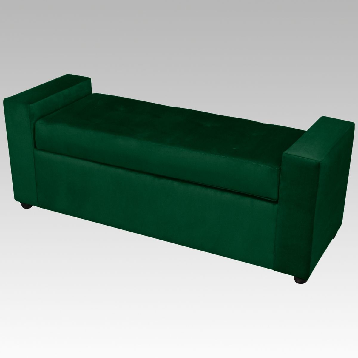 GENERICO - Banqueta Baúl 8 Botones Vigo - Verde