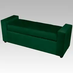 GENERICO - Banqueta Baúl 8 Botones Vigo - Verde