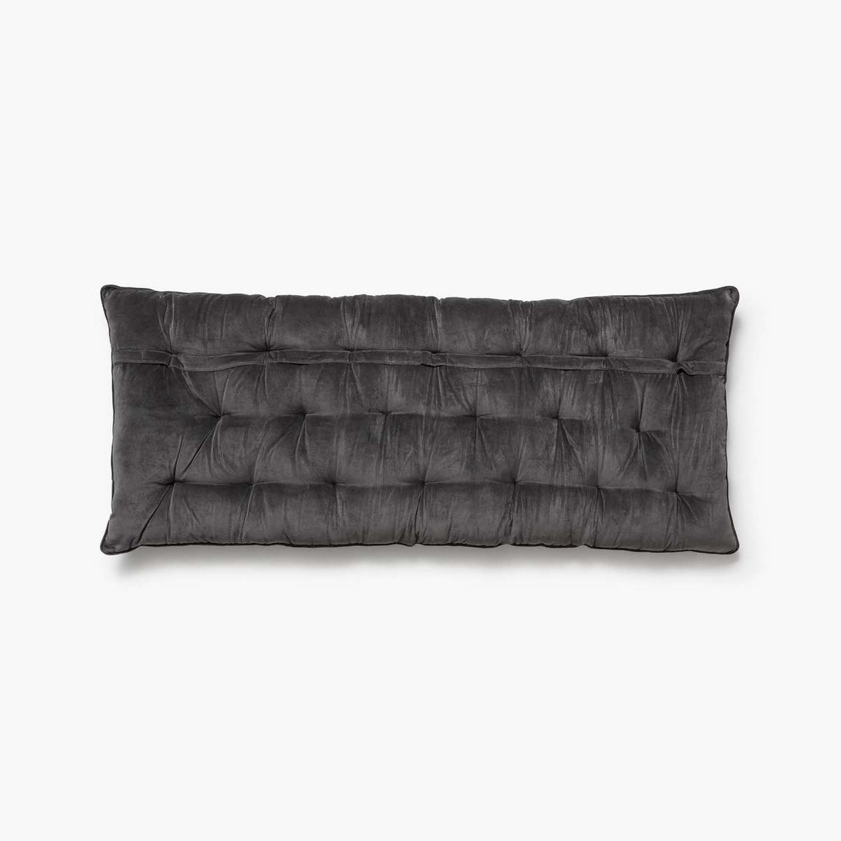 CALMA HOUSE - Respaldo de cama acolchado Velur 90x60 Negro Calma House