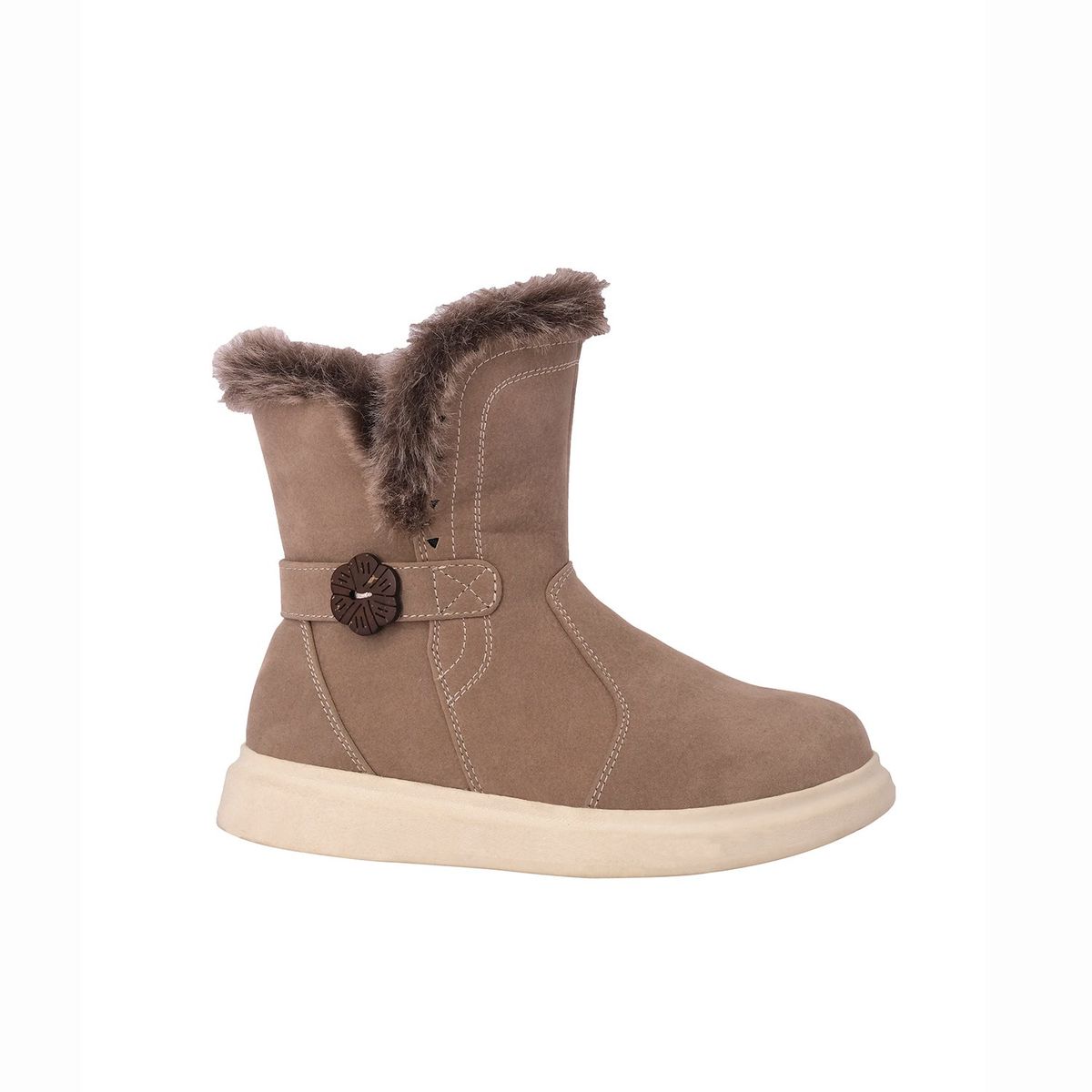 BAMBOO - Bota Niña Tostado Banta Bamboo