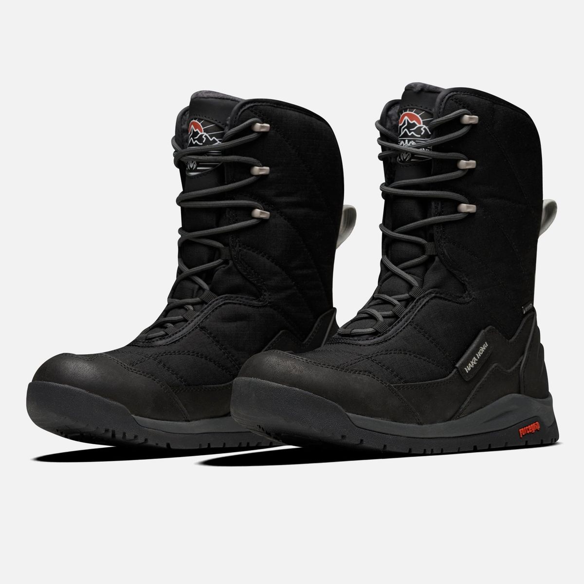 HAKA HONU - Bota Mujer  Loba Alta Negro Haka Honu