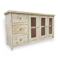 MUEBLE RUSTICO DESPENSA 3 CAJONES Y 3 PUERTAS