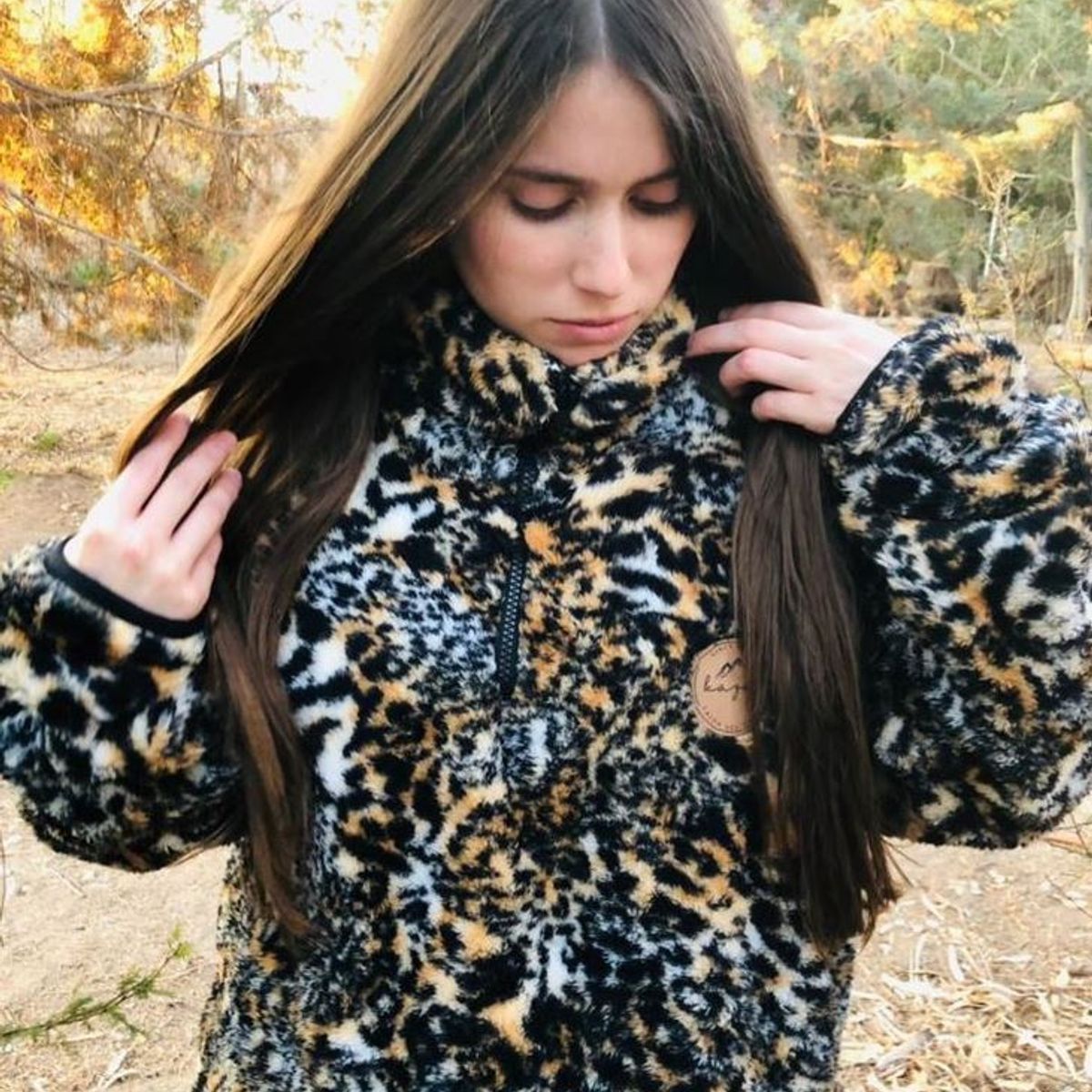 KAZU CAJON DEL MAIPO SPA - Middle Corderito Kazu Wild Print Oversize
