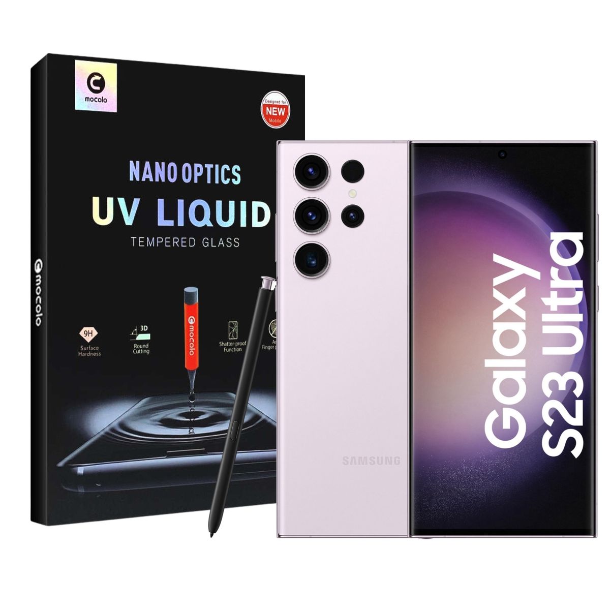 OEM - Samsung Galaxy S23 Ultra Vidrio Templado Completo 3d Uv