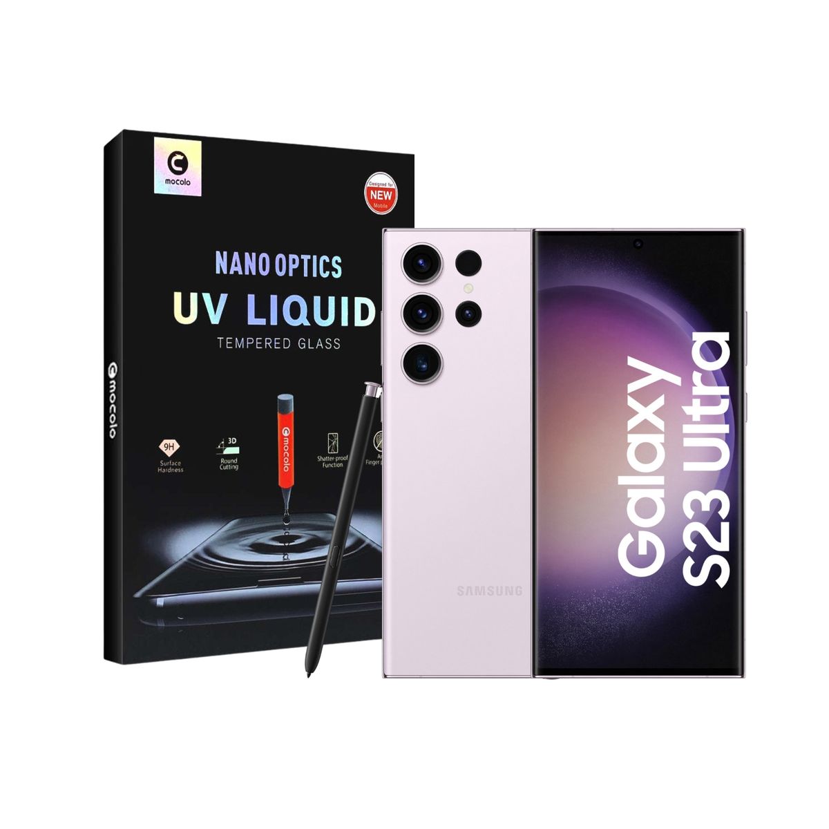 OEM - Samsung Galaxy S23 Ultra Vidrio Templado Completo 3d Uv