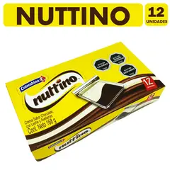 COLOMBINA - Nuttino - Dulce Crema Sabor Chocolate (Caja 12 Unidades)