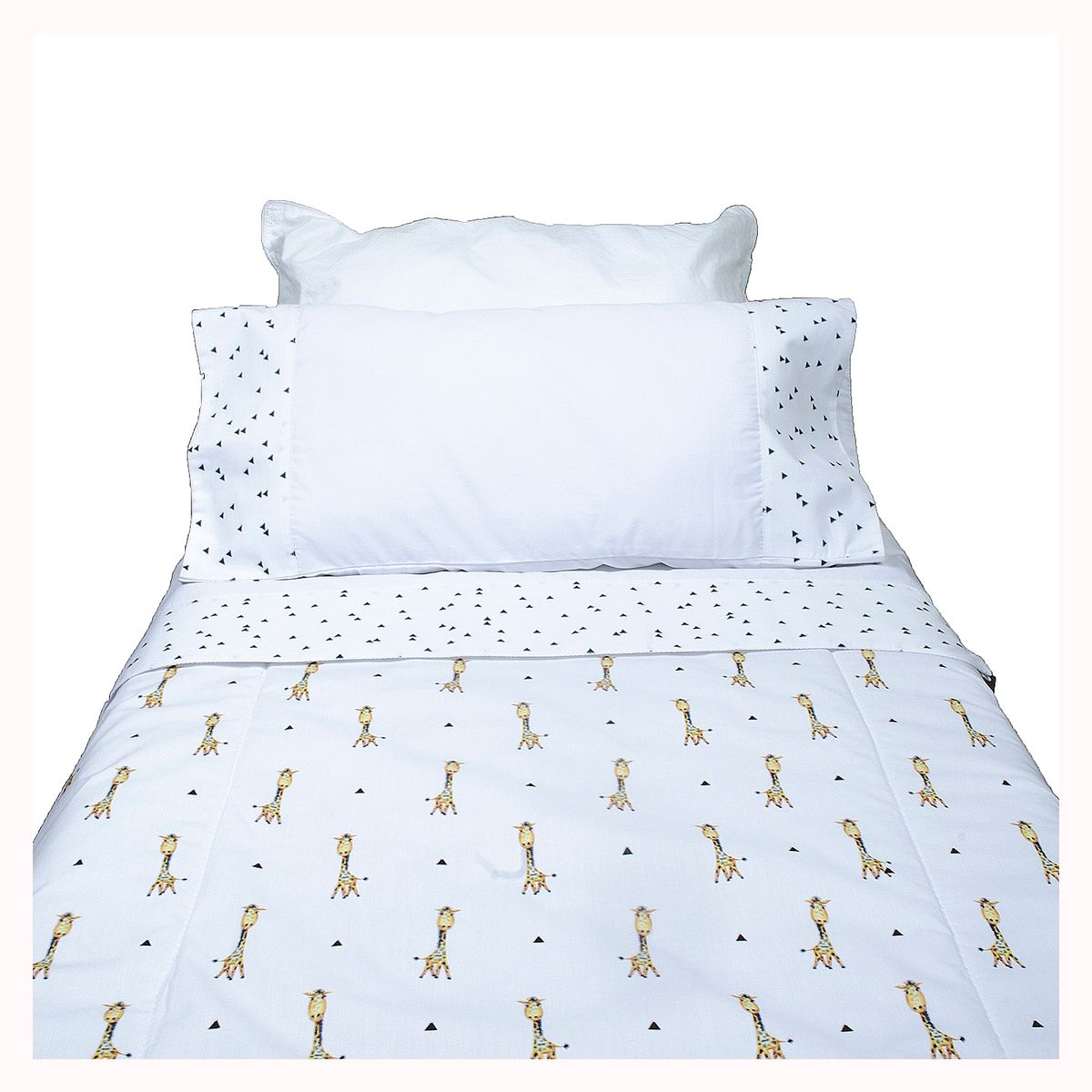 BLANCA SUENA - Plumón Cuna Grande Jirafa