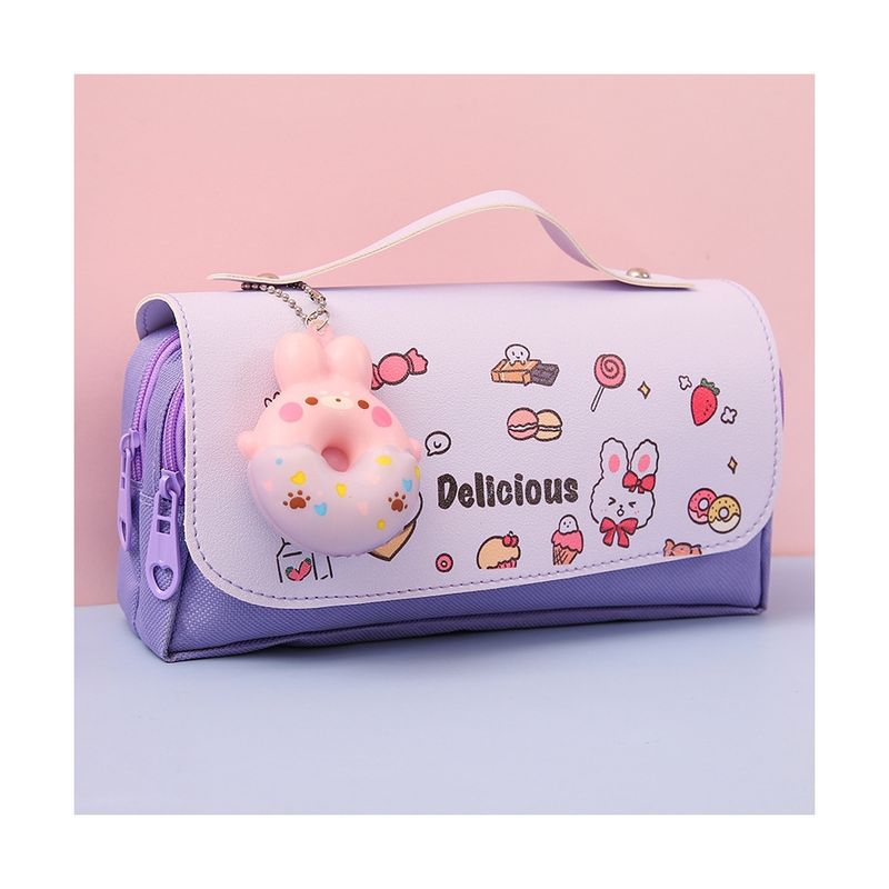GENERICO - Estuche De Lápices 3 Capa Gran Capacidad Squishy Antiestrés
