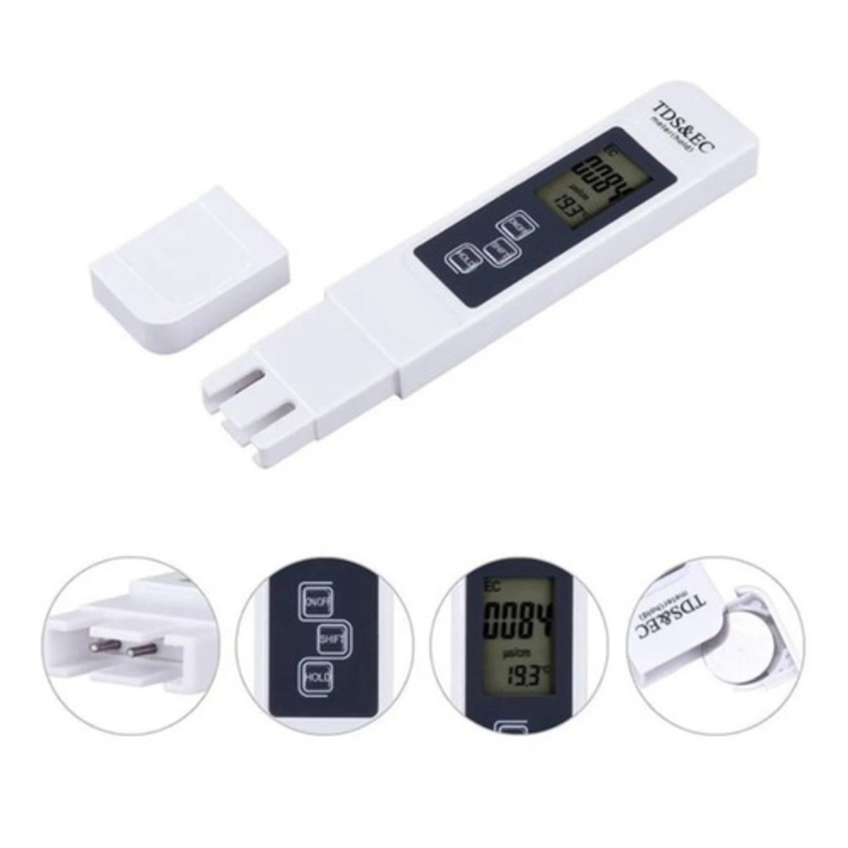 GENERICO - Pack Medidor De Ph Digital + Medidor De Ec Tds Y 2 Buffer