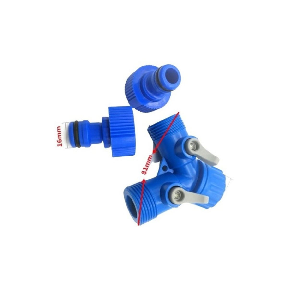 GENERICO - Dispositivo De Conexión De Riego, Divisor Manguera De Jardín