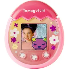 BANDAI - Tamagotchi Pix Original Floral Rosa Mascota Virtual