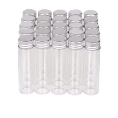 GENERICO - 12 Frascos Vidrio 22x80 mm Tapa Rosca 20 ml